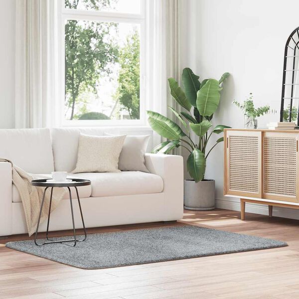 vidaXL Dywan shaggy z długim włosiem, NAVARRA, jasnoszary, 120x170 cm