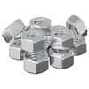 vidaXL Hex Orzechy żołędziowe 12 pcs Srebrny m8 Metal