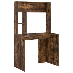 vidaXL Biurko Dąb wędzony 91 x 50 x 149 cm Drewno inżynieryjne