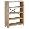 vidaXL Regał na książki z 4 p&oacute;łkami 80x30x110 cm, lite drewno akacjowe