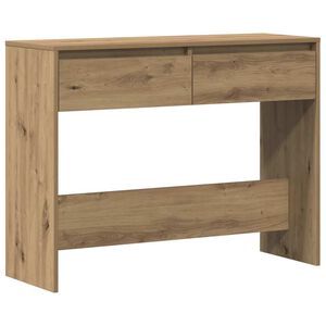 vidaXL Stolik konsolowy, dąb artisan, 100x35x76,5 cm