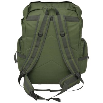 vidaXL Plecak w wojskowym stylu, 65 L, zielony