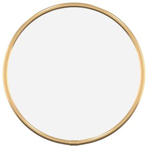 vidaXL Lustro ścienne, złote, &Oslash; 20 cm, okrągłe