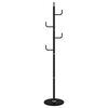 vidaXL Wieszak na płaszcze, czarny, 183 cm, malowane proszkowo żelazo