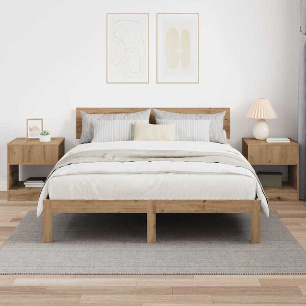 vidaXL Stolik końcowy 2 pcs Dąb rzemieślniczy 40,5 x 40 x 45 cm