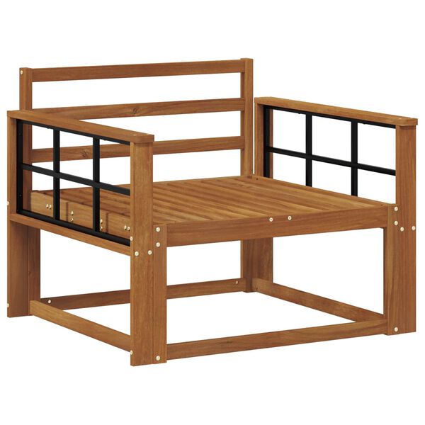 vidaXL Środkowa sofa ogrodowa Lite Drewno Akacji Naturalny