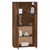 vidaXL Wysoka szafka, brązowy dąb