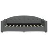vidaXL Sofa z materacem, ciemnoszara, 90x190 cm, tkanina
