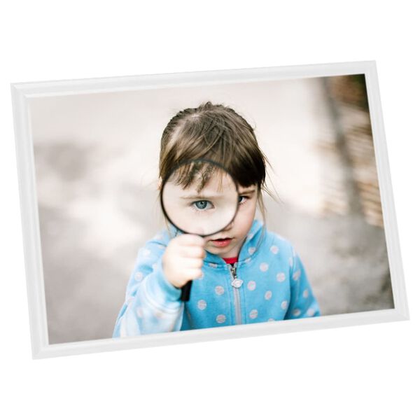 vidaXL Ramki na zdjęcia, 3 szt., stojące, białe, 15x21 cm, MDF