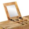 vidaXL Toaletka, 105x35x75 cm, surowe drewno mango i żelazo
