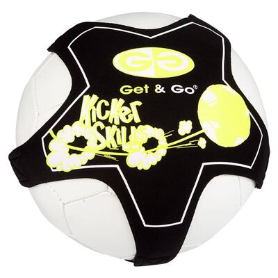 Get & Go Trenażer do piłki nożnej, czarno-żółty