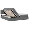 vidaXL Ł&oacute;żko z miejscem do przechowywania Ciemnoszary 180 x 200 cm