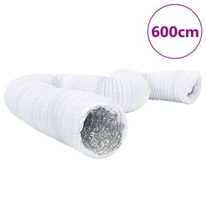 vidaXL Przew&oacute;d wentylacyjny, aluminium i PVC, 6 m, &Oslash;15 cm