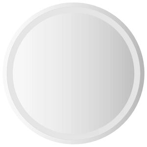 vidaXL Lustro łazienkowe z LED, okrągłe, 60 cm