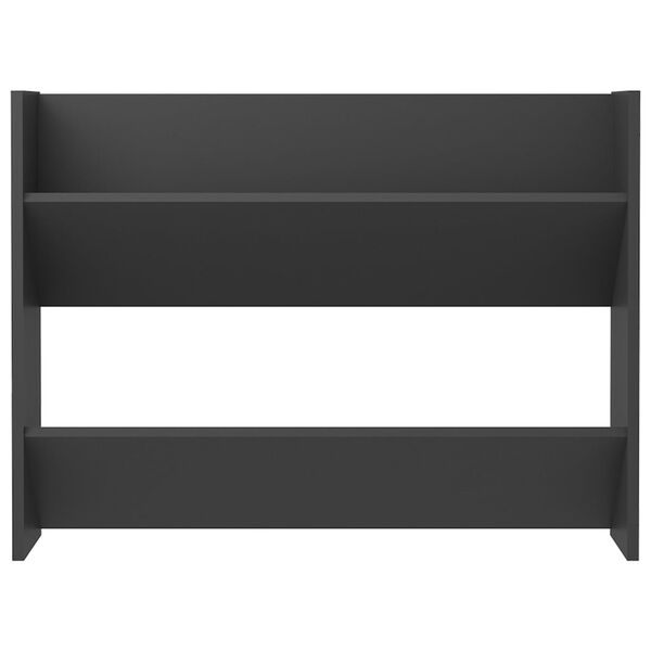 vidaXL Półka ścienna na buty, szara, 80x18x60 cm, płyta wiórowa