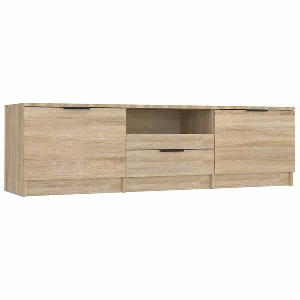 vidaXL Szafka RTV Sonoma Oak 140x35x40 cm Drewno konstrukcyjne