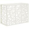 vidaXL Pokrywa do klimatyzatora Biały 110 x 50 x 80 cm Stal