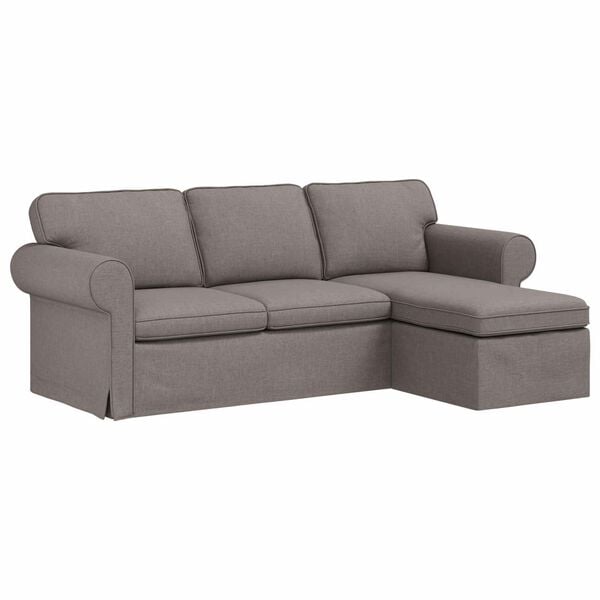 vidaXL Sofa Ciemnoszary