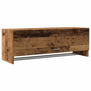 vidaXL Szafka, stare drewno, 100x32,5x35 cm, materiał drewnopochodny