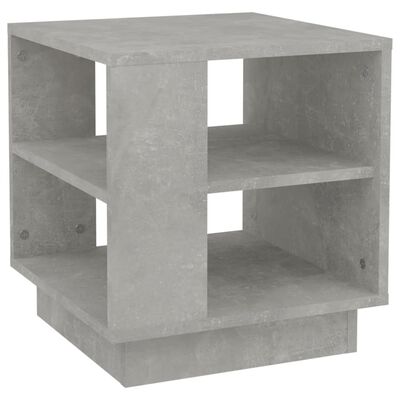vidaXL Stolik kawowy, betonowy, 40x40x43 cm, materiał drewnopodobny