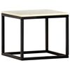vidaXL Stolik kawowy, biały, 40x40x35 cm, kamień o teksturze marmuru