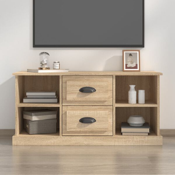 vidaXL Szafka pod TV, dąb sonoma, 99,5x35,5x48 cm