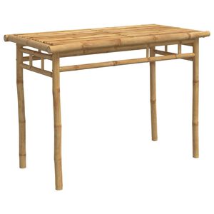 vidaXL Ogrodowy st&oacute;ł jadalniany, 110x55x75 cm, bambus