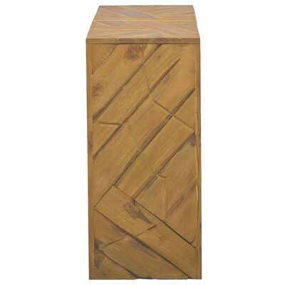 vidaXL Stolik konsolowy, 110 x 35 x 75 cm, lite drewno tekowe