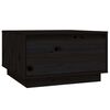 vidaXL Stolik kawowy, czarny, 55x56x32 cm, lite drewno sosnowe
