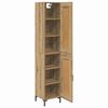 vidaXL Highboard Dąb rzemieślniczy 34,5 x 34 x 180 cm