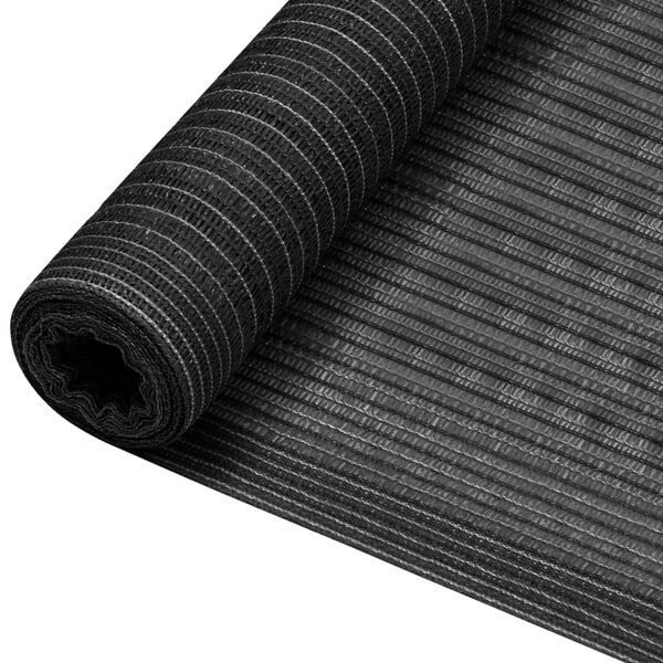 vidaXL Siatka cieniująca, antracytowa, 1x50 m, HDPE, 195 g/m&sup2;