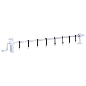 vidaXL Zwijacz plandeki basenowej, z plastikową podstawą