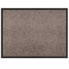 vidaXL Dywanik drzwiowy Beżowy 60 x 40 x 1.2 cm Tkanina Teddy