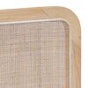 vidaXL Zagł&oacute;wek Z zagł&oacute;wkiem Naturalny 180 x 55 x 3 cm rattan