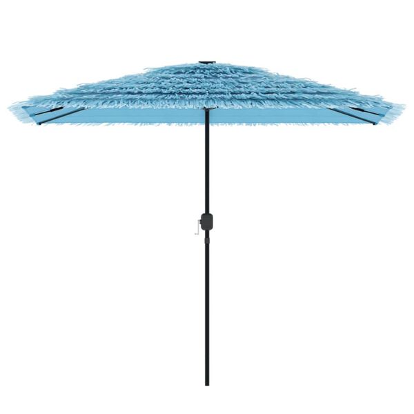 vidaXL Parasol ogrodowy na stalowym słupku, niebieski, 300x200x250 cm