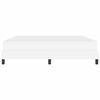 vidaXL Ramka ł&oacute;żka z materacem Czysta Biała 180 x 200 cm tkanina