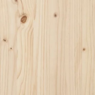 vidaXL Wezgłowie łóżka, 81x3x63 cm, lite drewno sosnowe