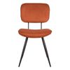 LABEL51 Krzesła stołowe Vic, 2 szt., 49x60x87 cm, kolor rdzawy