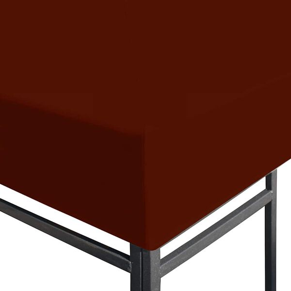 vidaXL Zadaszenie do altany, 310 g/m², 3x4 m, terakotowe