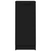 vidaXL Szafka, czarna, 30x30x70 cm, materiał drewnopochodny