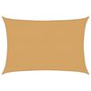 vidaXL Żagiel przeciwsłoneczny, 160 g/m&sup2;, piaskowy, 2,5x3,5 m, HDPE
