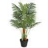 vidaXL Sztuczna palma na 3 pniach, zielona, 85 cm, PP