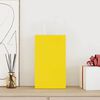 vidaXL Torby papierowe 50 szt. z uchwytami żółte 21x11x36 cm