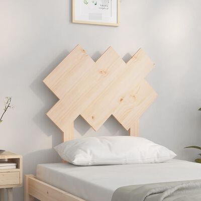 vidaXL Wezgłowie łóżka, 72,5x3x81 cm, lite drewno sosnowe