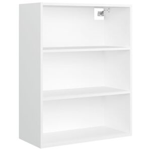 vidaXL Szafka wisząca, biała, 69,5x32,5x90 cm