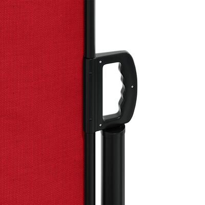 vidaXL Zwijana markiza boczna, czerwona, 220x1000 cm
