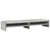 vidaXL Podstawka pod monitor, betonowy szary, 100x24x16 cm