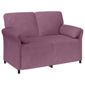 vidaXL Sofa dwuosobowa Fioletowy 138 x 83 x 95 cm Welur
