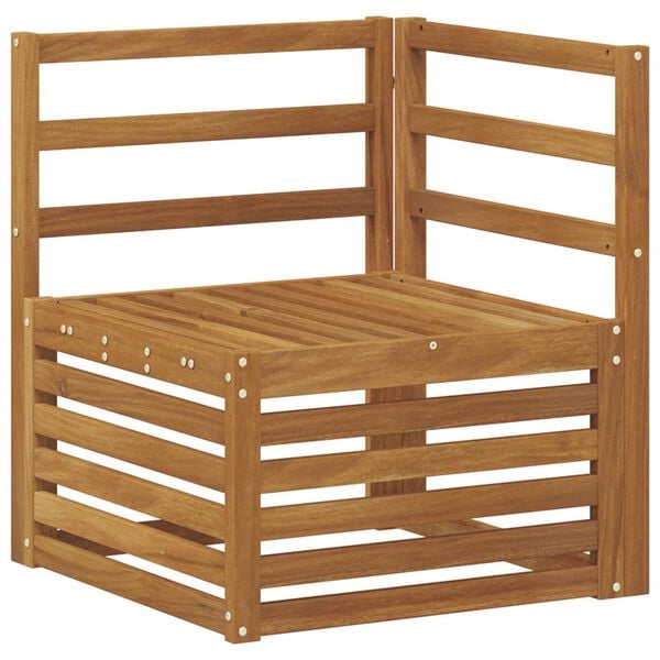 vidaXL Zestawy sof 9 pcs Naturalny Lite Drewno Akacji