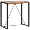 vidaXL Stolik barowy, 110x60x110 cm, lite drewno z odzysku